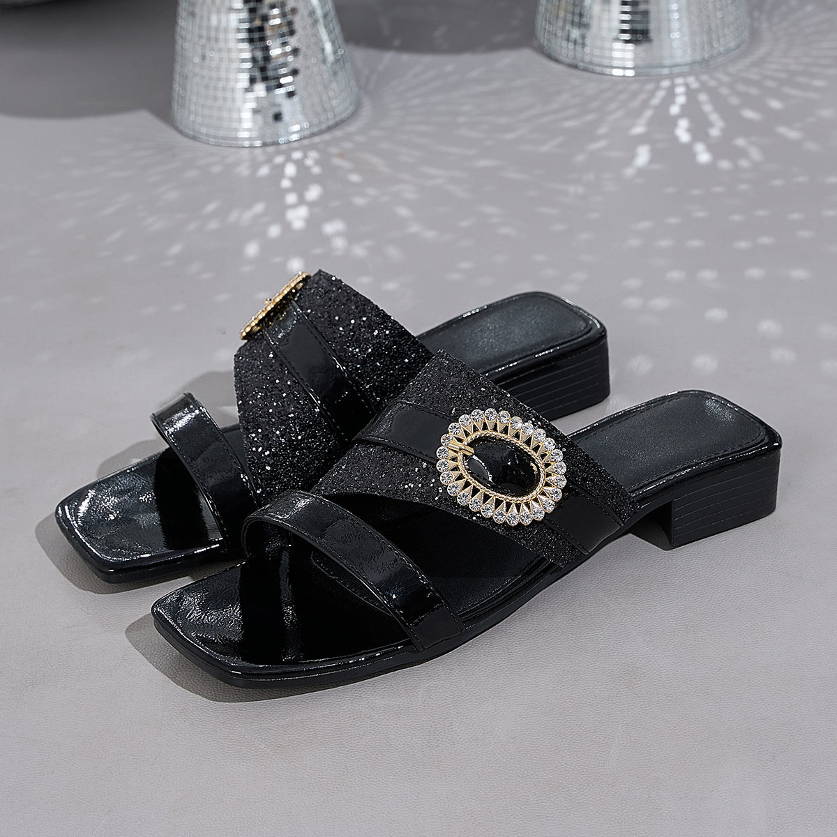 Elegant Women'S Sandals with Rhinestones And Pearls, Women Shoes