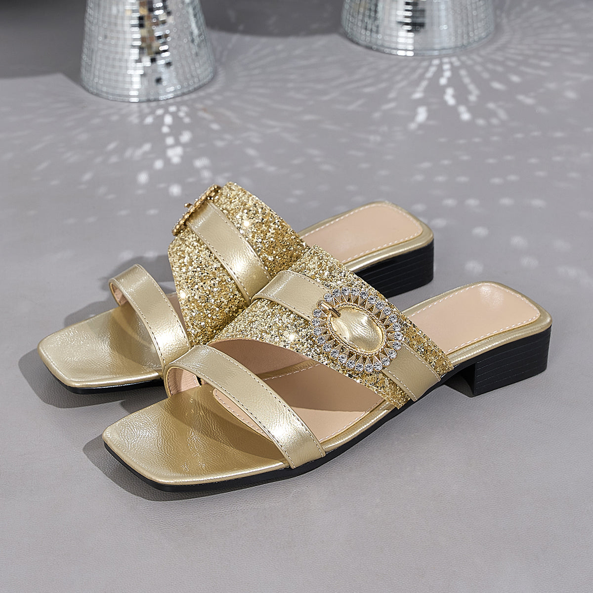 Elegant Women'S Sandals with Rhinestones And Pearls, Women Shoes