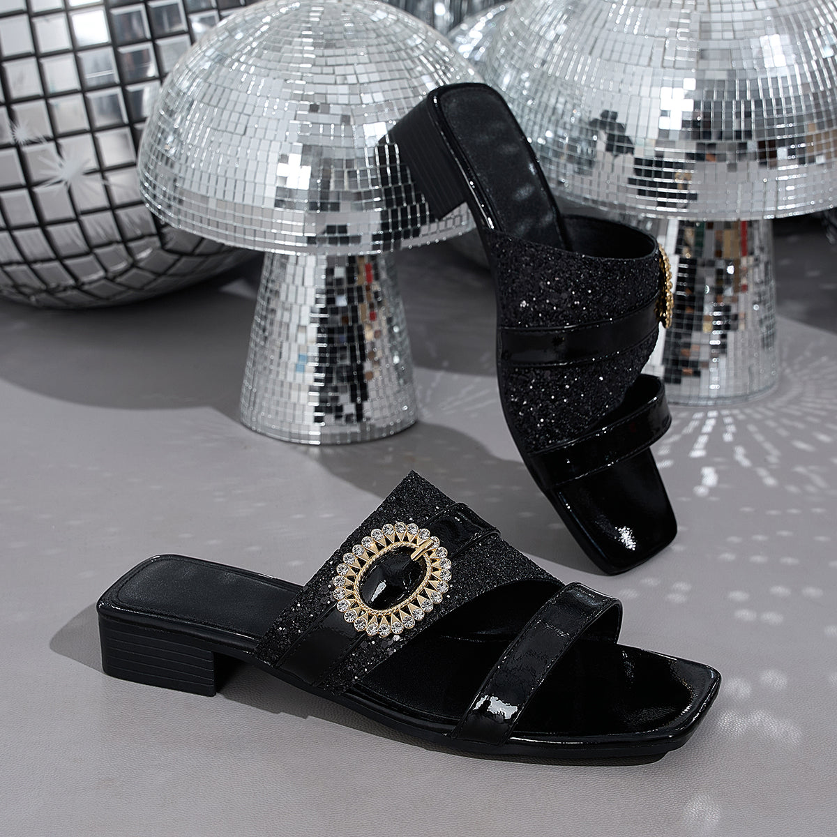 Elegant Women'S Sandals with Rhinestones And Pearls, Women Shoes