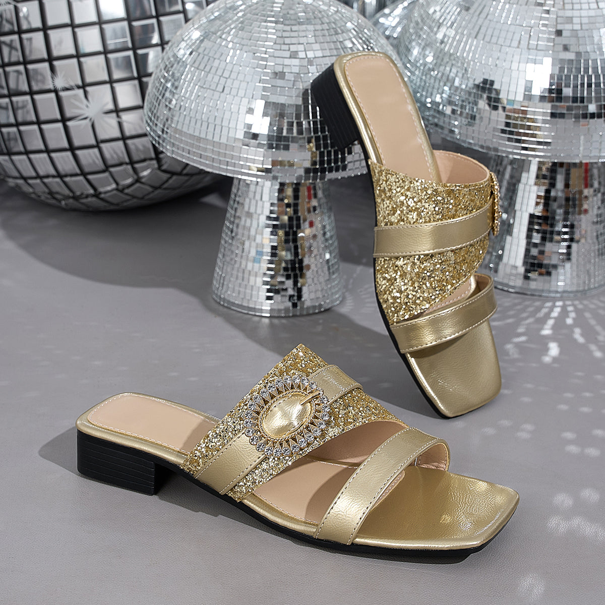 Elegant Women'S Sandals with Rhinestones And Pearls, Women Shoes