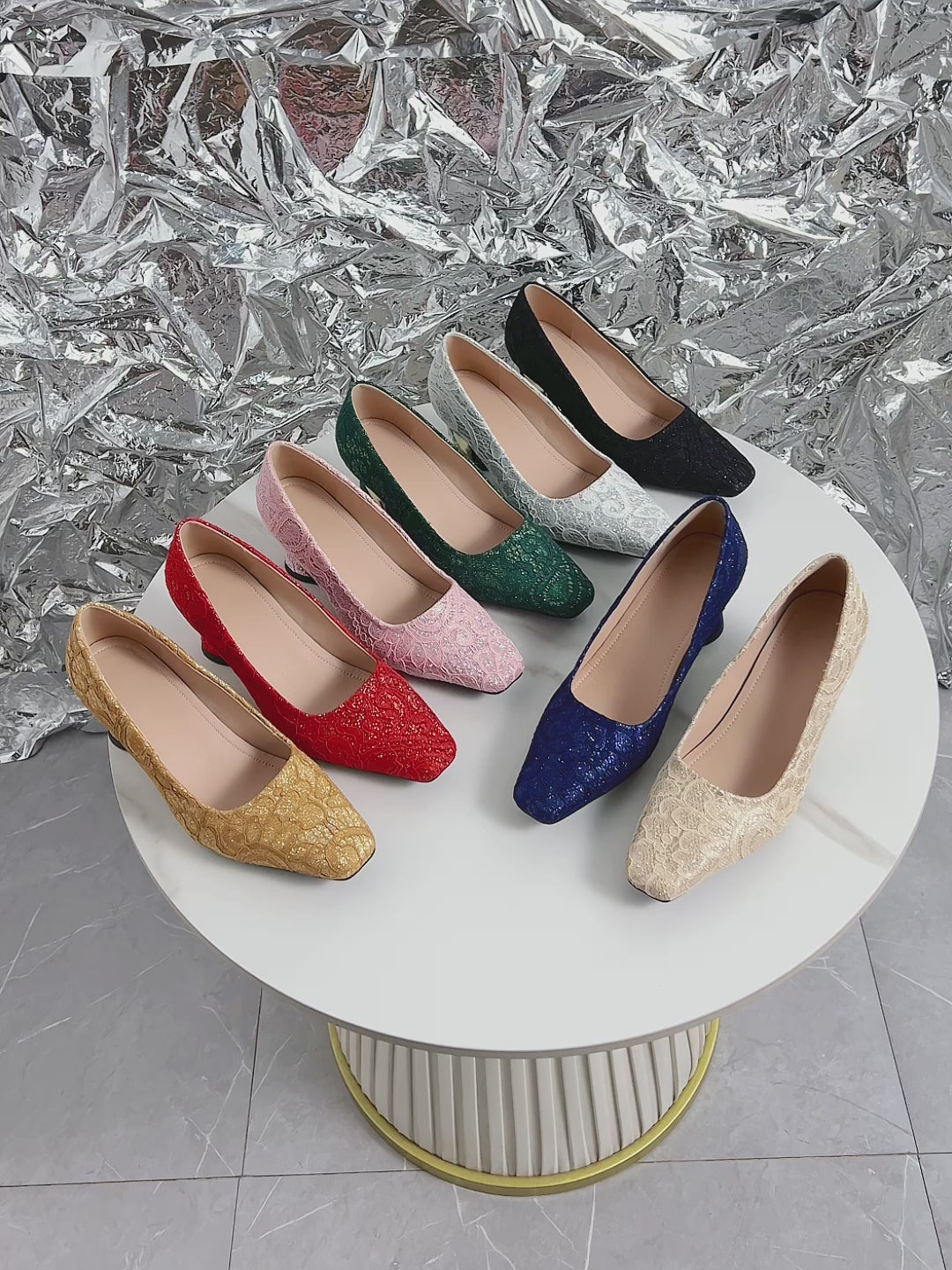 Elegant Women's Fashion Mule Square-Toe High Heels, Comfortable High Heel Chunky Heel Casual Versatile Style, Suitable for Work, Casual, Professional, Party, and Wedding, Women Shoes